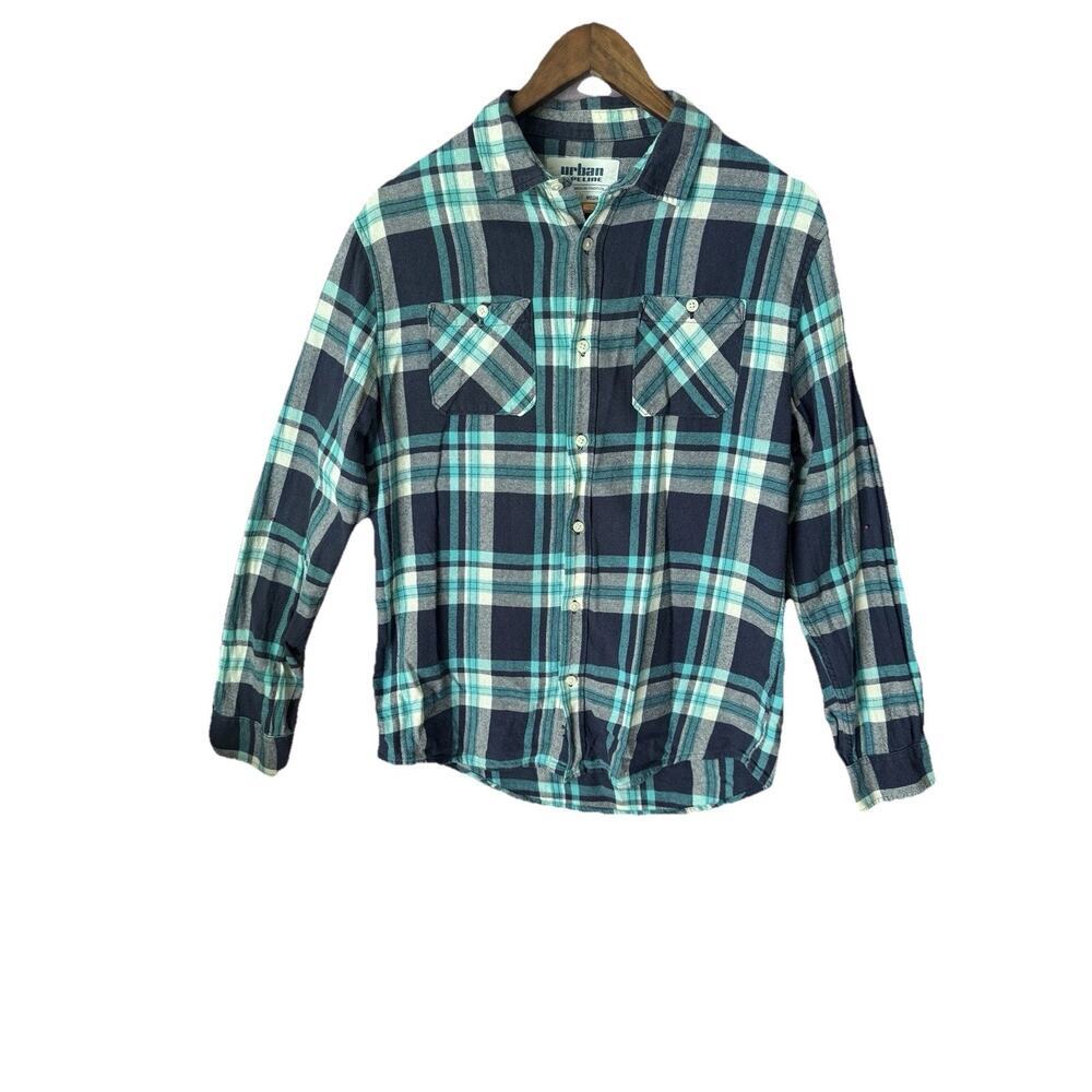Urban Pipeline Plaid‎ Flannel Shirt Men’s M Preppy